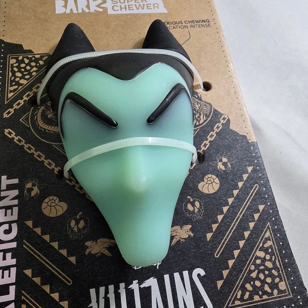 Bark Super Chewer Dog Toy Maleficent Disney Villains S-M Dog